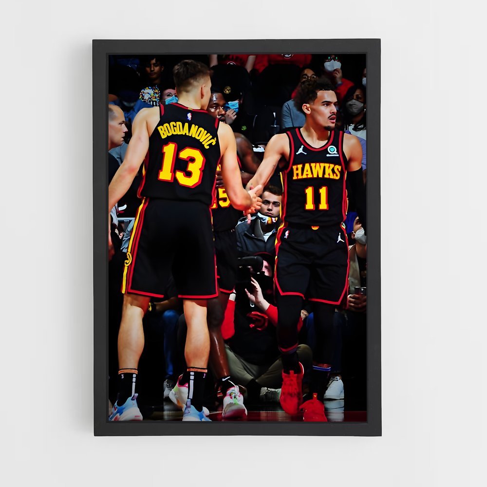 Poster Vers les Playoffs – affiche Basketball (vue 2)